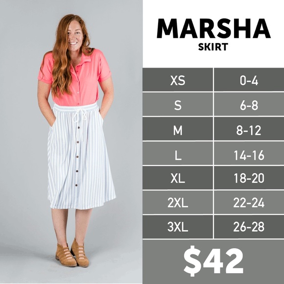 Lularoe Marsha Midi-NWT - Picture 2 of 2